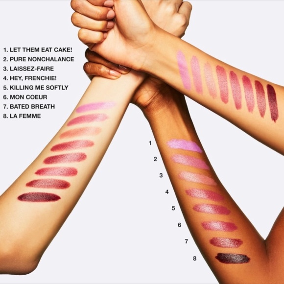 MAC Lipstick Bundle of 3 in La Femme 410, Joie de Vivre 415 & Give me Fever 428 - Picture 4 of 16